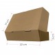 Custom Kraft Takeaway Box – 22x17x5 cm