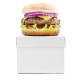 Custom Printed Burger Menu Box – 20x13x8 cm