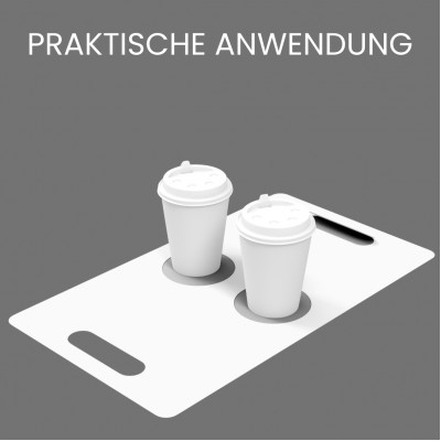 Two-Cup Drink Carrier