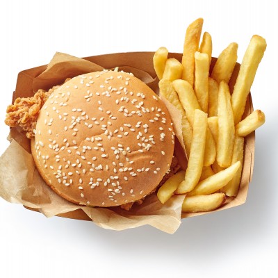 Boat-Shaped Food Tray – 10x7x4 cm (Eco-Friendly Single-Use)