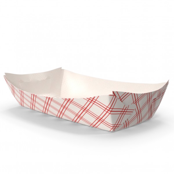 Boat-Shaped Food Tray – 16x10x4 cm (Eco-Friendly & Disposable)