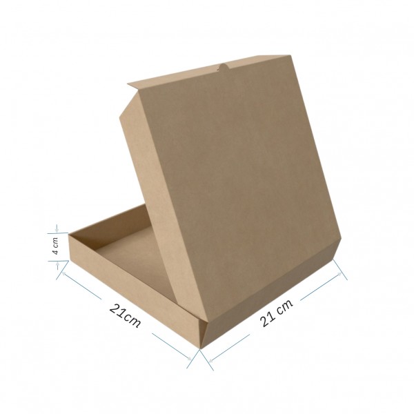 Pizza Box 21x21x4 Custom Printable