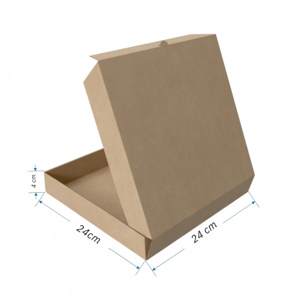 Pizza Box – 24 x 24 x 4 cm -  Custom Printable