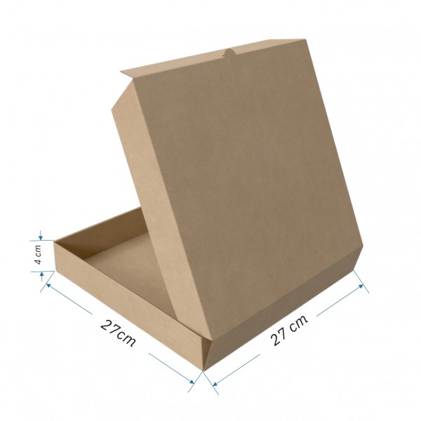 Pizza Box – 27 x 27 x 4 cm | Custom Printable
