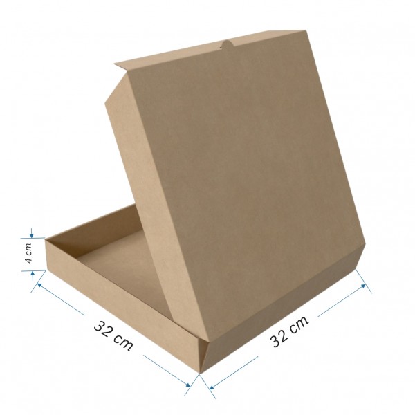Pizza Box – 32 x 32 x 4 cm | Custom Printable