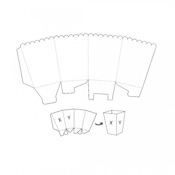 Snack Bucket – 1 L (34 oz) | Custom Printable