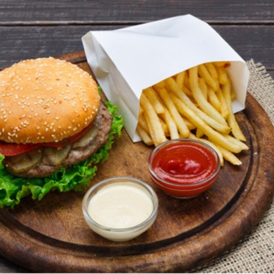 Custom Printed Paper Fries Bags – 12x15 cm