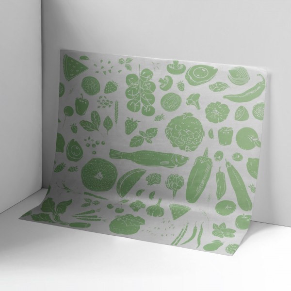 Custom Printed Food-Grade Wrapping Paper – 33x35 cm